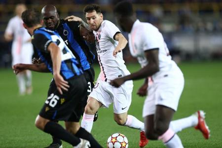 1:1 in Brügge: PSG-Wundersturm nur ein laues Lüftchen - Tor-Gala von Ex-Frankfurter Haller