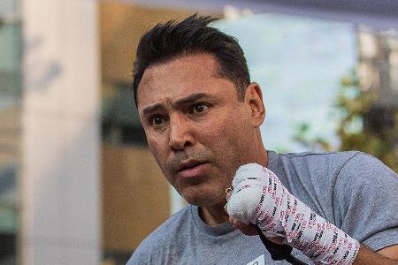 Oscar De La Hoya während der Vorbereitungen auf sein nun abgesagtes Comeback.