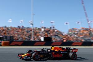 Verstappen in Zandvoort auf der Pole Position