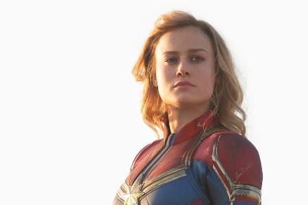 Oscarpreisträgerin Brie Larson als Captain Marvel.