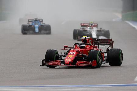Carlos Sainz - Ferrari - GP Russland 2021 - Sotschi - Samstag