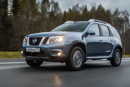 09/2021, Nissan Terrano auf Basis Dacia Duster in Russland Indien etc.