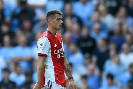 Innenbandverletzung: Arsenals Xhaka fällt bis zu drei Monate aus
