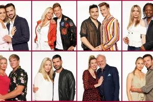 Samira und Yasin Cilingir, Maritta und Almklausi, Lars Steinhöfel und Dominik Schmitt, Adelina Zilai und Mola Adebisi (v.l. ...