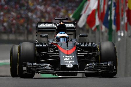Fernando Alonso - Formel 1 - GP Brasilien 2015