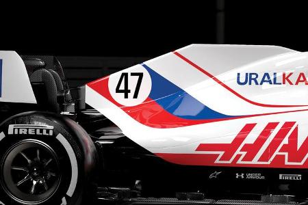 Haas VF-21 - Lackierung - Präsentation - 2021