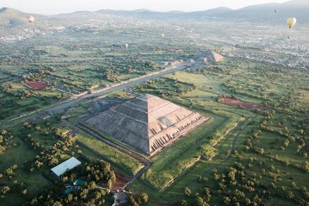 Die mexikanische Pyramidenstadt Teotihuacán existierte um 600 v. Chr. und war über 1.500 Jahre hinweg eine blühende Metropol...