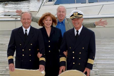 Der 2016 verstorbene Produzent Wolfgang Rademann (hinten) und seine 