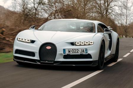 Bugatti Chiron Sport und Pur Sport: Augenschmaus bei Pariser Fotoshooting