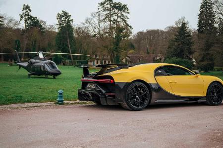 Bugatti Chiron Sport und Pur Sport: Augenschmaus bei Pariser Fotoshooting