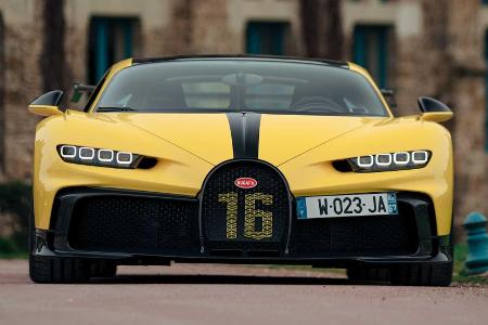 Bugatti Chiron Sport und Pur Sport: Augenschmaus bei Pariser Fotoshooting