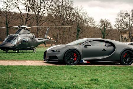 Bugatti Chiron Sport und Pur Sport: Augenschmaus bei Pariser Fotoshooting