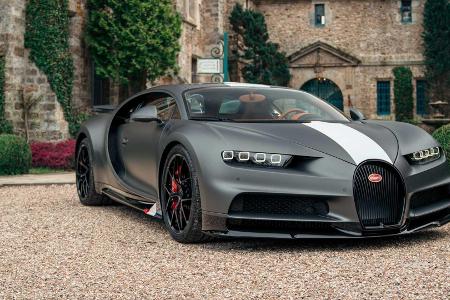 Bugatti Chiron Sport und Pur Sport: Augenschmaus bei Pariser Fotoshooting