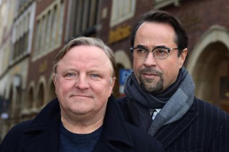 Ermitteln seit 2002 in Münster: Axel Prahl (l.) und Jan Josef Liefers