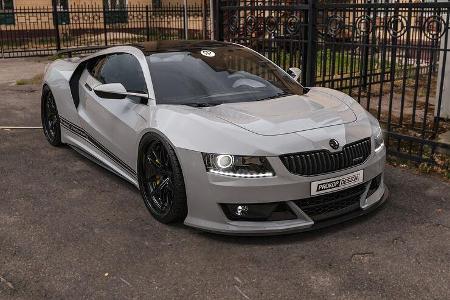 Skoda Octavia als Mittelmotor-Sportwagen von Rostislav Prokop