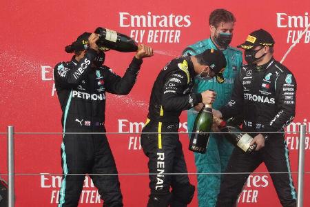 Hamilton - Ricciardo - Bottas - GP Emilia-Romagna 2020 - Imola - Rennen