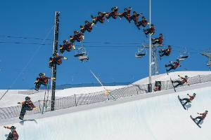 Snowboard-Weltrekord: Guseli springt 7,3 m aus der Superpipe