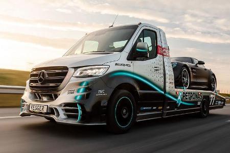 Kegger Mercedes Sprinter Abschlepper Petronas Edition