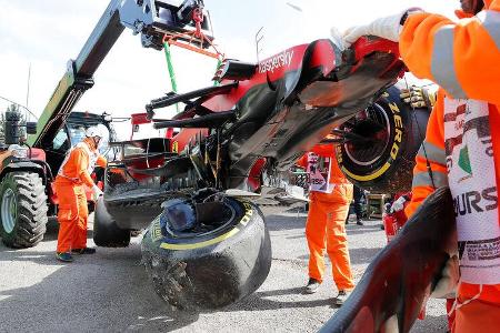 Ferrari - Unfall - Imola - 2021