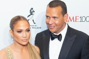Jennifer Lopez und Alex Rodriguez bei einer Gala im Jahr 2018