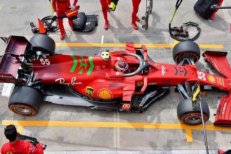 Carlos Sainz - Ferrari - Imola - Formel 1 - GP Emilia Romagna - 17. April 2021