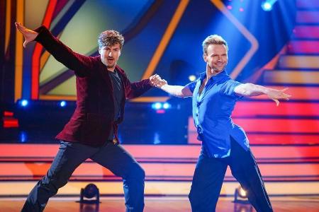 Nicolas Puschmann (l.) tanzt seit Anfang März mit Vadim Garbuzov bei 