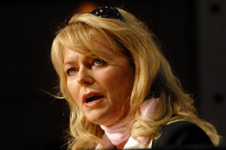 Autorin Eva Herman w�hrend eines Interviews unter dem Motto ...