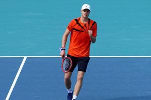 Tennis: Hanfmann steht im Viertelfinale von Cagliari