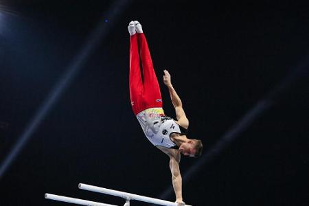 Kunstturnen: Lukas Dauser gewinnt EM-Bronze am Barren