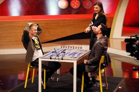 Oliver Pocher, Laura Wontorra und Michael Wendler in der RTL...