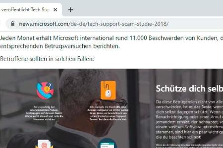 Altbekannte Betrugsmasche: Microsoft berichtet von 11.000 Fällen pro Monat, bei denen über eine angebliche Support-Hotline v...