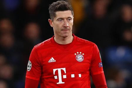 Robert Lewandowski bei einem Bayern-Spiel