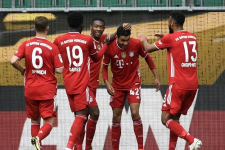 3:2 in Wolfsburg - Bayern weiter auf Kurs Titelverteidigung