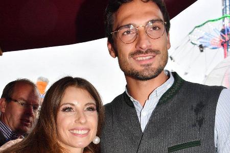 Cathy und Mats Hummels beim Oktoberfest 2019 in München