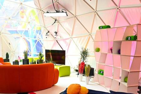 Hier können es sich die Kandidaten gemütlich machen.