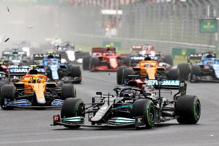 Lewis Hamilton - Mercedes - GP Ungarn 2021 - Budapest - Rennen