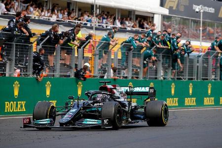 Lewis Hamilton - Mercedes - GP Ungarn 2021 - Budapest - Rennen