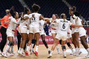 Handball: Frankreich spielt gegen ROC-Team um Gold