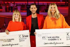 Patricia Riekel, Marcel Remus und Frauke Ludowig (v.l.n.r.) bei der "Remus Charity Night" 2021