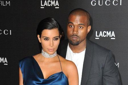 Kim Kardashian und Kanye West bei einem gemeinsamen Auftritt in Los Angeles.