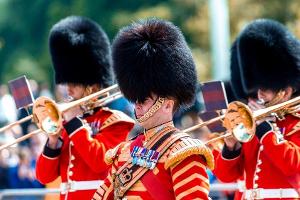 Die Wachen des Buckingham Palast.