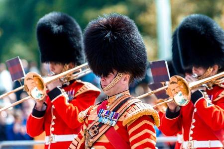 Die Wachen des Buckingham Palast.