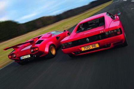 Ferrari 512 TR, Lamborghini Countach 5000 S (LP 500S)