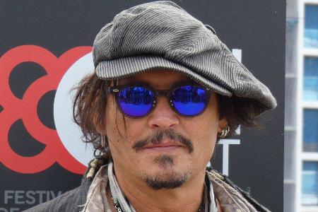 Johnny Depp im April 2021 in Barcelona