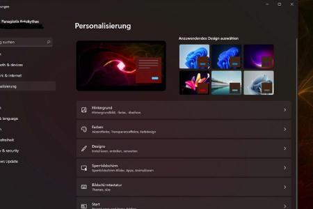 Windows 11 präsentiert die Einstellungen im neuen Design