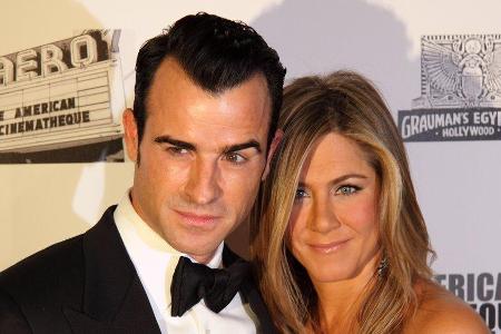 Justin Theroux und Jennifer Aniston 2012 auf dem roten Teppich.