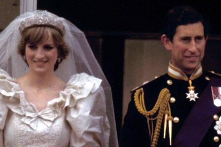 Prinzessin Diana und Prinz Charles bei ihrer Hochzeit im Jahr 1981.