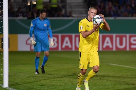 Erling Haaland hat bereits im Pokal gezeigt, dass der BVB weiter auf ihn zählen kann. 60 Tore in 60 Pflichtspielen hat er mi...