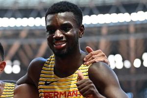 9,98 mit zu viel Wind: Ansah-Peprah schnellster Deutscher über 100 m