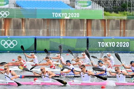 Kajak-Vierer der Männer holt Olympia-Gold